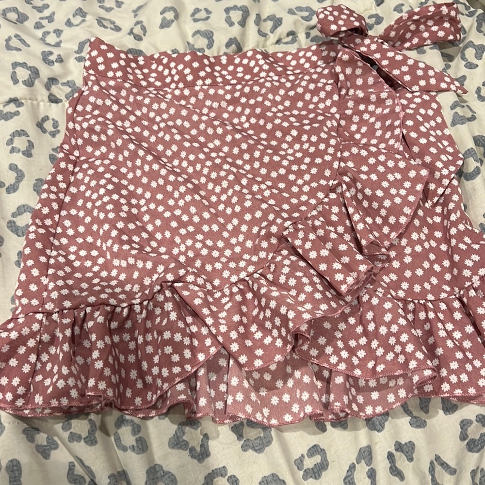 adjustable tie pink tie skirt size 2